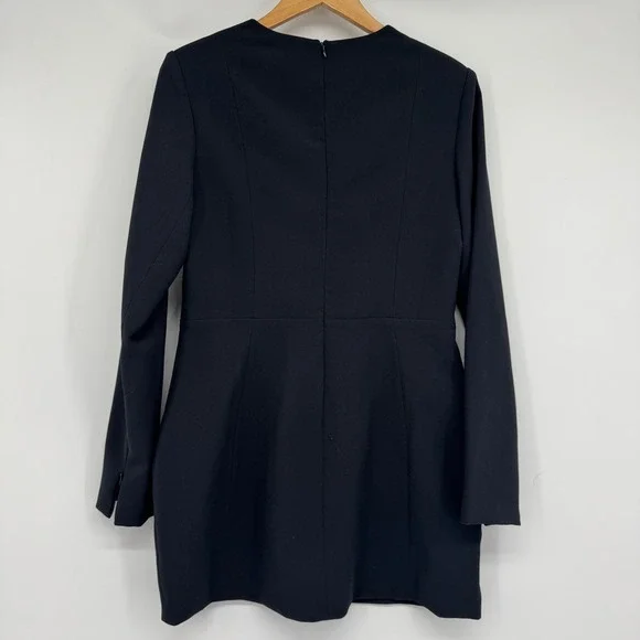 Oh Polly Luciana Dress Women 10 Black Heart Cutout Party Night Out Romantic - Picture 12 of 14